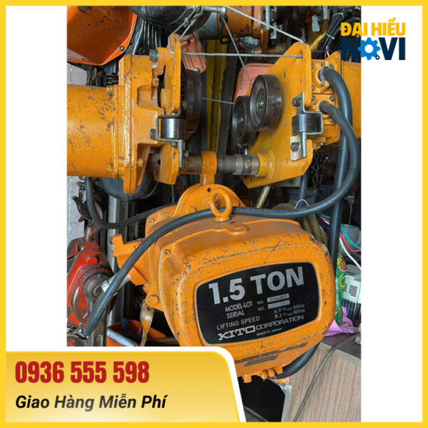 Tời Điện 3 Pha 1.5 Tấn - Hình ảnh 3
